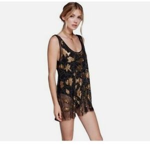 Free People Metal Maiden Slip Dress